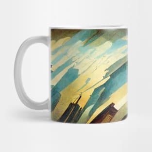 Oil Paint Surrealist Mug